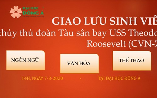 Chương trình giao lưu ngôn ngữ với thủy thủ đoàn tàu sân bay USS Theodore Roosevelt (CVN-71), Hoa Kỳ